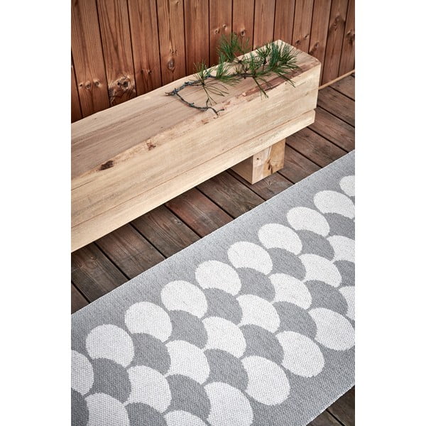 Kreminės spalvos lauko kilimas 70x250 cm Poppy Linen – Pappelina-image-1