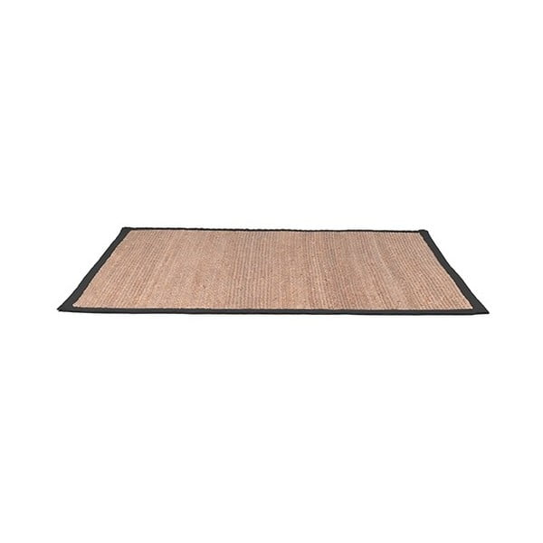 Kanapių pluošto kilimas LABEL51 Black, 140 x 160 cm