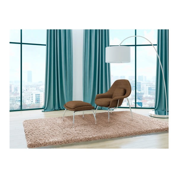 Smėlio spalvos kilimas Universal Floki Liso, 60 x 120 cm-image-1