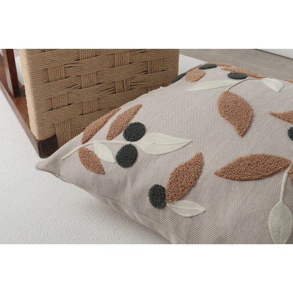 Iš lino dekoratyvinė pagalvėlė 43x43 cm Sonbahar – Mioli Decor-image-2