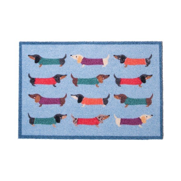 Iš tekstilės grindų kilimėlis 40x60 cm Dachshund – Artsy Doormats