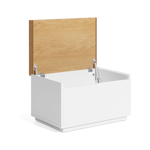 Skrynia natūralios spalvos iš ąžuolo 60x35 cm Abilen – Kave Home-image-2
