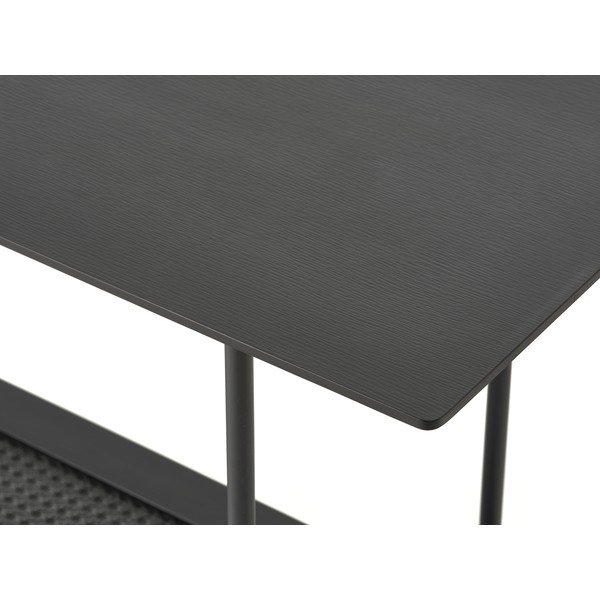 Juodos spalvos konsolinis staliukas 37x100 cm Pensacola – Unique Furniture-image-3