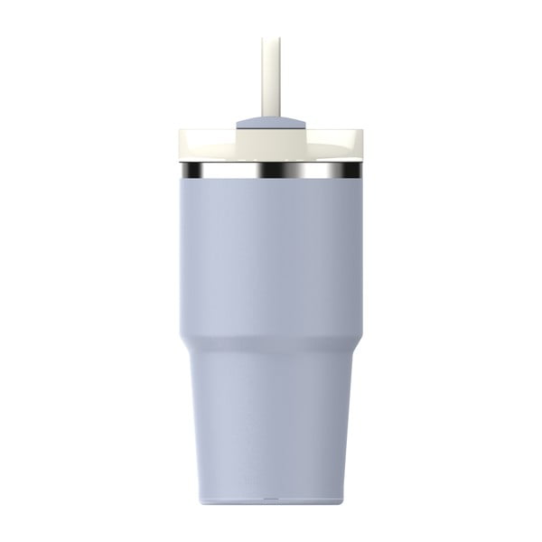 Violetinės spalvos iš nerūdijančio plieno su šiaudeliu termosas 600 ml Quencher H2.0 FlowState Tumbler Dew Drop – Stanley-image-2