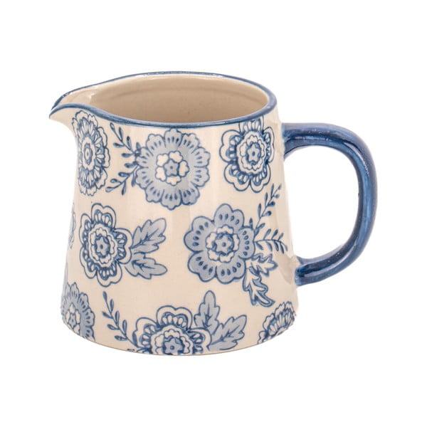 Mėlynos spalvos/smėlio spalvos iš akmens masės pieno ąsotis 200 ml Blue Willow – Sass & Belle