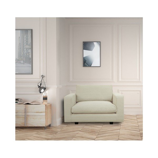 Kreminis fotelis Windsor & Co. Melodija-image-1
