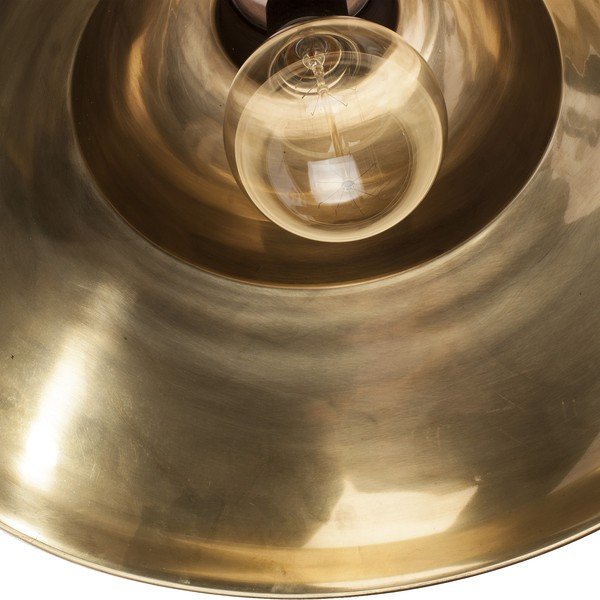 Kabantis šviestuvas tamsiai mėlynos spalvos/auksinės spalvos ø 40 cm su metaliniu gaubtu Sublime – HF Living-image-2