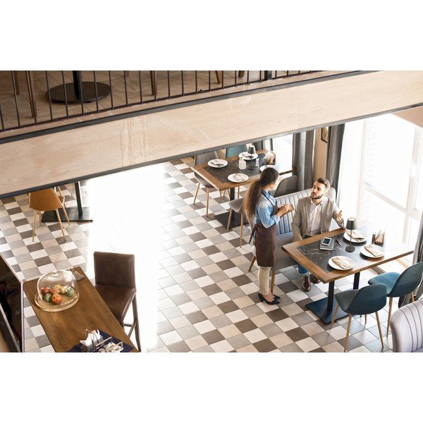 Stalinis šviestuvas juodos spalvos LED su pritemdymo funkcija (aukštis 34 cm) su metaliniu gaubtu Cosenza 2.0 – Fischer & Honsel-image-1