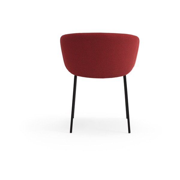 Bordo spalvos iš audinio valgomojo kėdė Add – Teulat-image-4