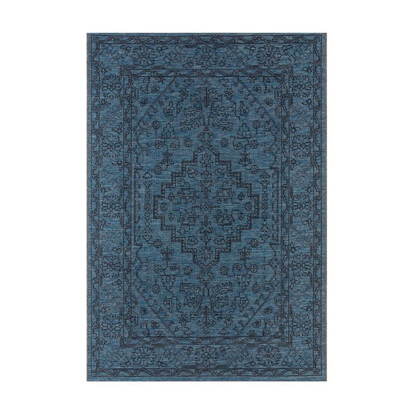 Tamsiai mėlynas kilimas NORTHRUGS Tyros, 200 x 290 cm