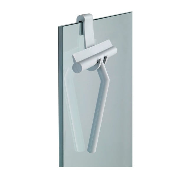 Pilkas silikoninis dušo stiklo valytuvas Wenko Mola-image-4