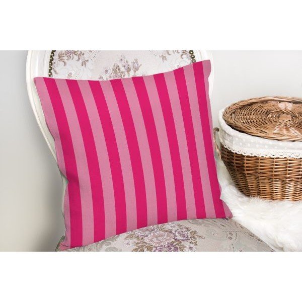 Minimalistiniai pagalvių užvalkalai Pinkie Stripes, 45 x 45 cm-image-2