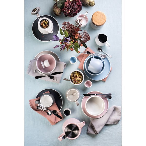 Baltas porcelianinis puodelis su mėlynu vidumi Maxwell & Williams Tint, 440 ml-image-4