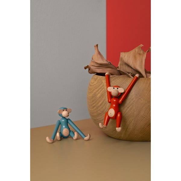 Iš medžio masyvo statulėlė (aukštis 9,5 cm) Monkey Mini – Kay Bojesen Denmark-image-2