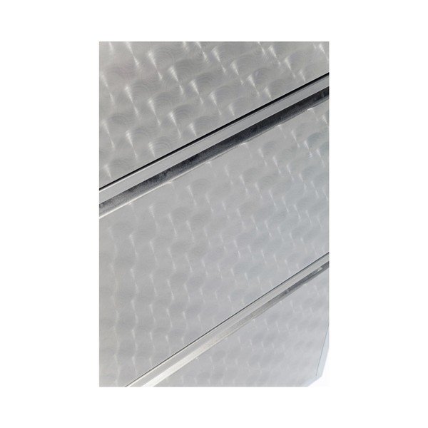 Sidabro spalvos metalinė batų lentyna "Kare Design Caruso-image-4