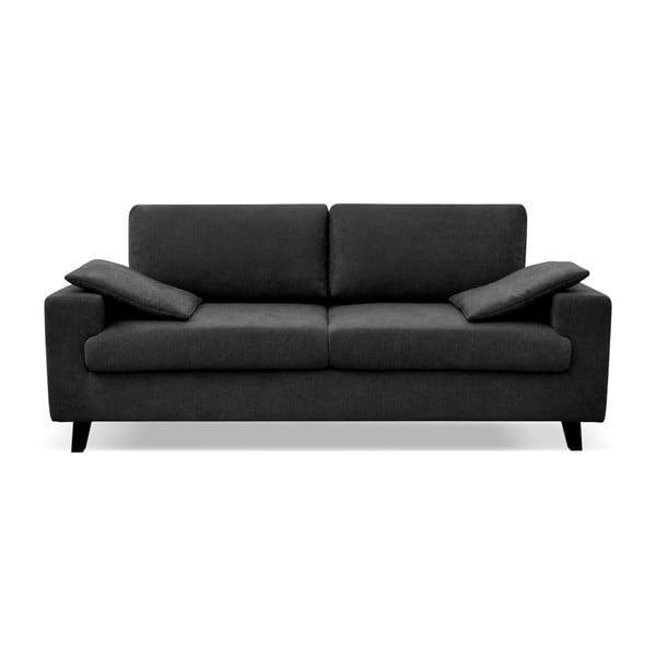 Juodos spalvos trivietė sofa Cosmopolitan design Munich