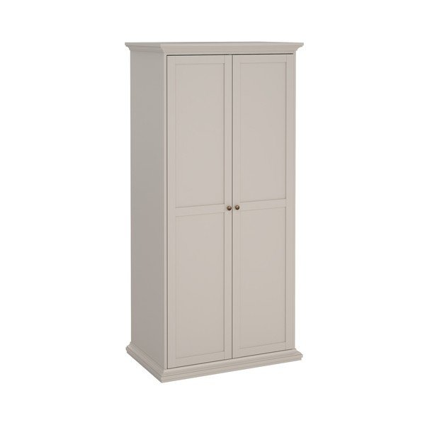 Kreminės spalvos drabužių spinta 96x201x60,5 cm Paris – Tvilum