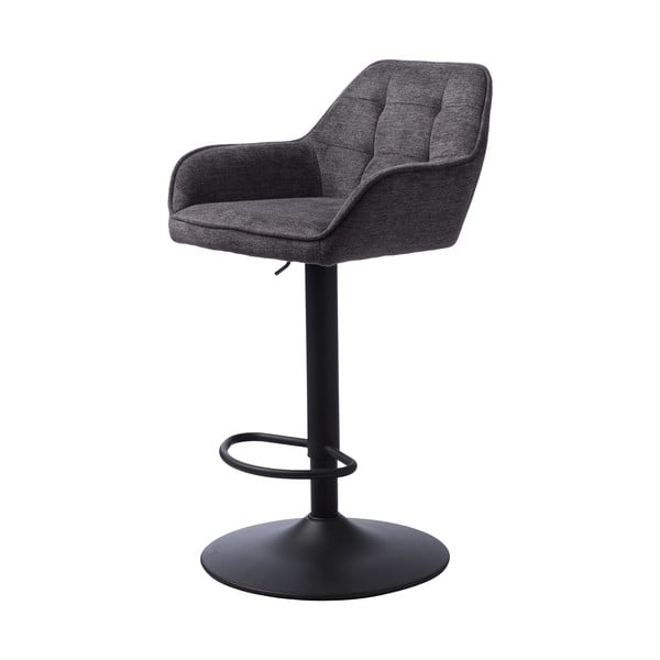 Reguliuojamo aukščio baro taburetė tamsiai pilkos spalvos Nolan – Unique Furniture