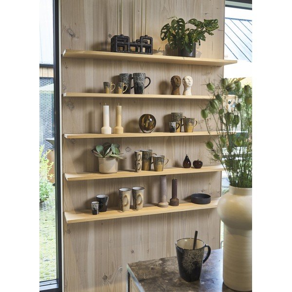 Iš akmens masės puodeliai geltonos spalvos 4 vnt. espreso 100 ml Hela – Villa Collection-image-1