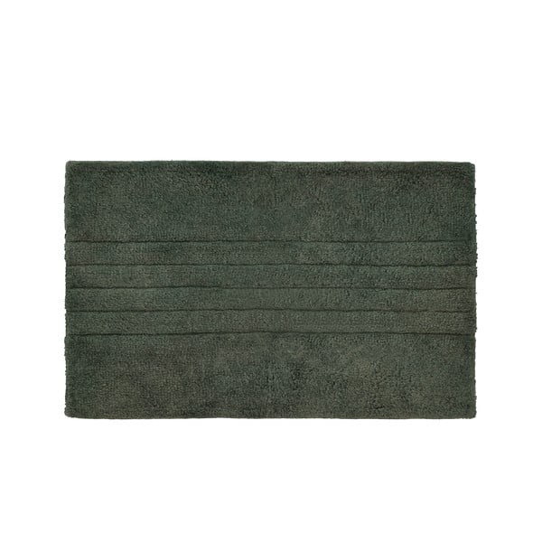 Iš organiškos medvilnės vonios kilimėlis tamsiai žalios spalvos 50x80 cm Soft – Södahl