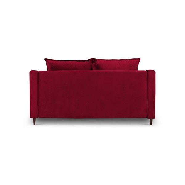 Raudona aksominė sofa Mazzini Sofas Freesia, 150 cm-image-3