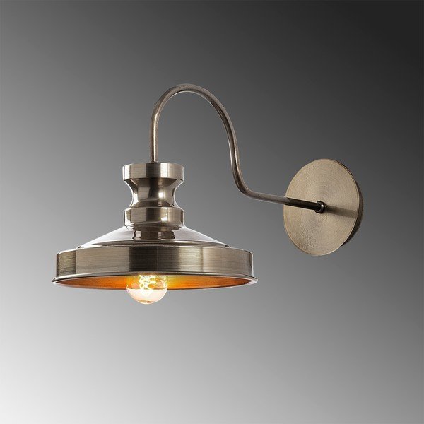 Žalvario spalvos sieninė lempa ø 22 cm Kiruna – Opviq lights-image-2