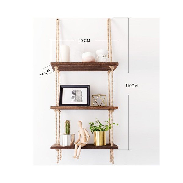 Medinė pakabinama lentyna Ayko-image-2
