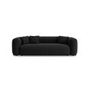 Juodos spalvos sulankstoma sofa 264 cm Martina – Micadoni 