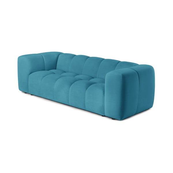 Turkio spalvos iš velveto sofa 225 cm Cube – Bonami Selection-image-2
