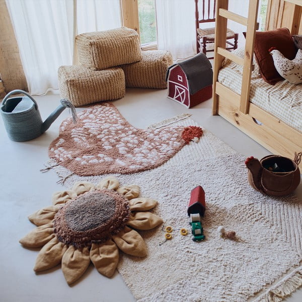 Iš medvilnės vaikiška pagalvė 90x90 cm Sunflower – Lorena Canals-image-2