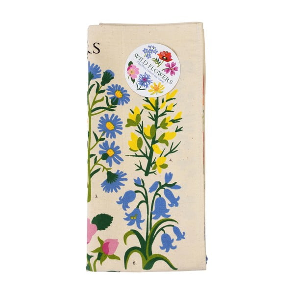 Smėlio spalvos medvilninis rankšluostis Rex London Wild Flowers, 50 x 70 cm-image-3