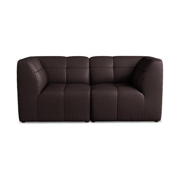 Tamsiai violetinės spalvos iš dirbtinės odos sofa 180 cm Aloha – Makamii