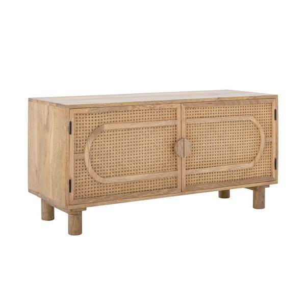 Iš mango masyvo žema šoninė spintelė natūralios spalvos 90x54 cm Pablo – Bloomingville-image-2
