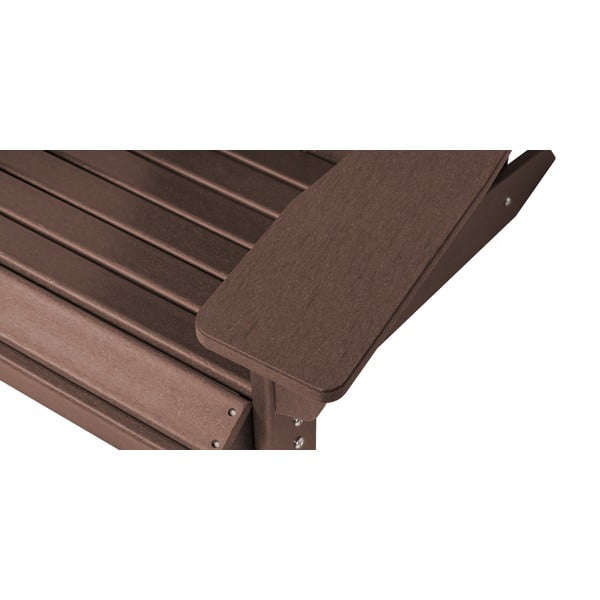 Plastikinis sodo krėslas rudos spalvos Adirondack – Bonami Selection-image-4