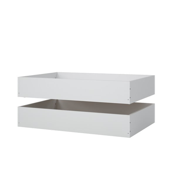 Lovos daiktadėžės baltos spalvos 2 vnt. Naia – Tvilum-image-4