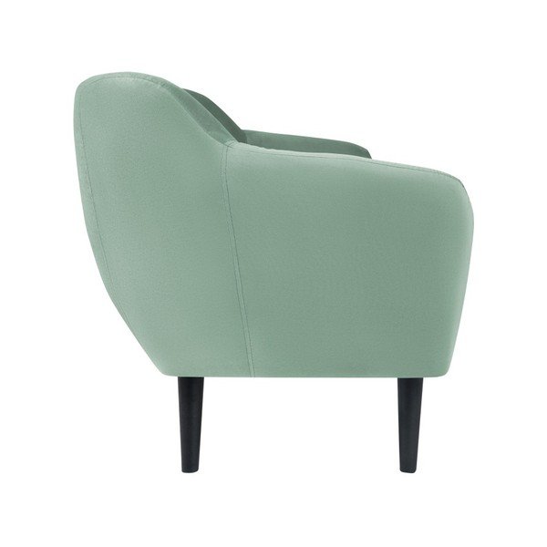 Mėtų žalios spalvos dvivietė sofa "Mazzini Sofas Toscane", juodos kojos-image-2