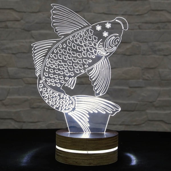 3D stalinis šviestuvas "Big Fish