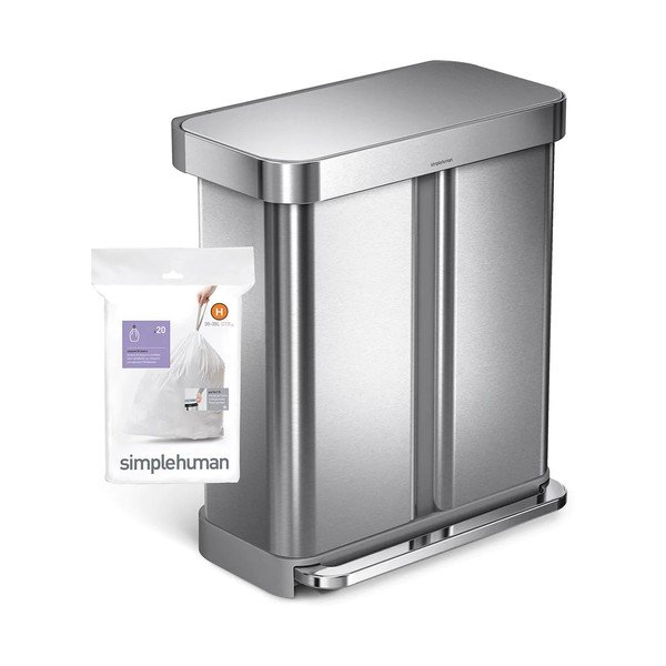 Ištraukiami šiukšlių maišai 60 vnt. 35 l H – simplehuman-image-3