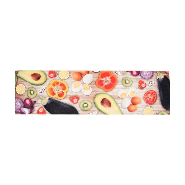 Itin patvarus virtuvinis kilimas "Webtappeti Food", 60 x 220 cm-image-2