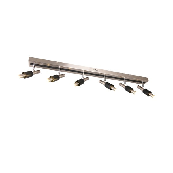 Juodos spalvos/sidabrinės spalvos taškinis šviestuvas LED 20,5x120 cm Ikaris – Trio Select-image-4