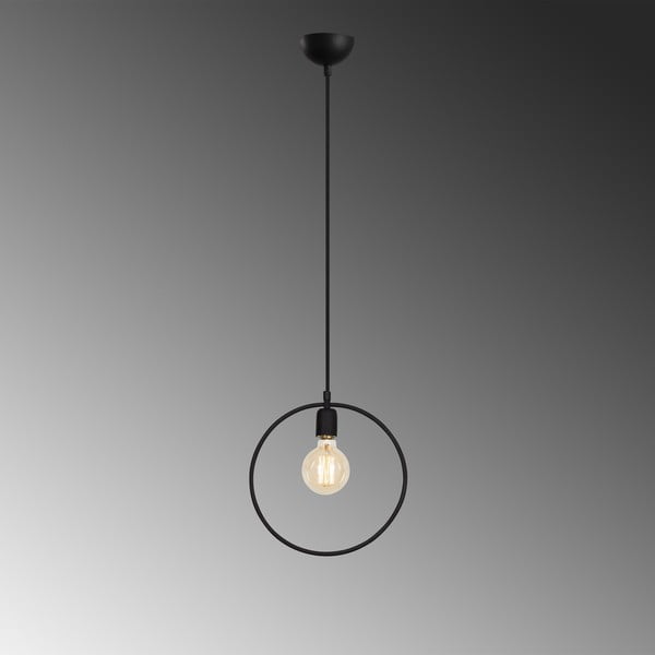Kabantis šviestuvas juodos spalvos Geonni – Opviq lights-image-1