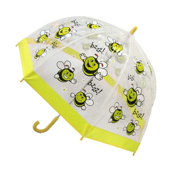"Ambiance Birdcage Bee Bee" skaidrus skėtis vaikams, ⌀ 70 cm