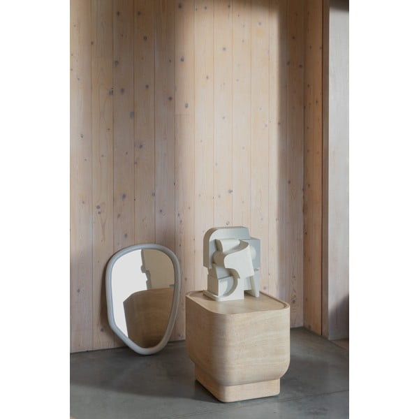 Šoninis stalas su akmens dekoru ø 45 cm Noble – Zuiver-image-1