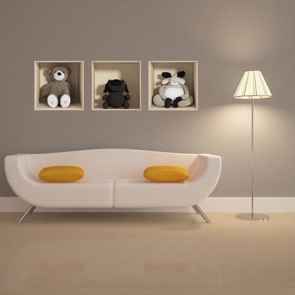 3 3D lipdukų rinkinys Ambiance Toys-image-1