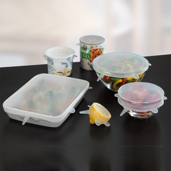 Iš silikono universalūs maisto dangteliai rinkinyje – Maximex-image-1