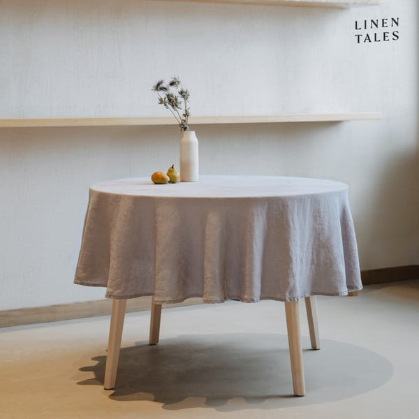 Lininė staltiesė ø 230 cm - Linen Tales
