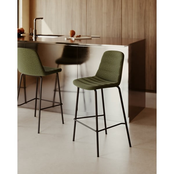 Baro taburėtės tamsiai žalios spalvos 2 vnt. 92,5 cm Zunilda – Kave Home-image-1