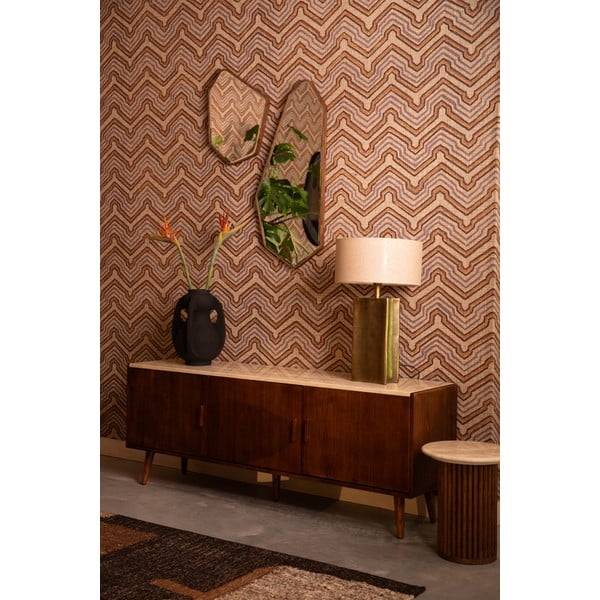 Sieninis veidrodis su medžio masyvo rėmu 39,5x90 cm Basil – Dutchbone-image-1