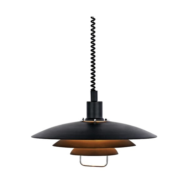 Juodas pakabinamas šviestuvas Markslöjd Kikrenes, ø 48 cm