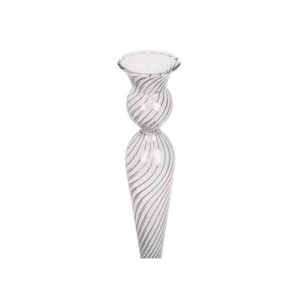 Stiklinė žvakidė PT LIVING Swirl, aukštis 26,5 cm-image-4